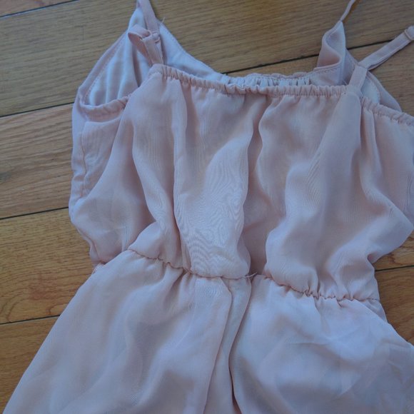 Pink Flowy Summer Layered Shear Overlay Princess Cinderella Dress Size Small - Picture 12 of 16